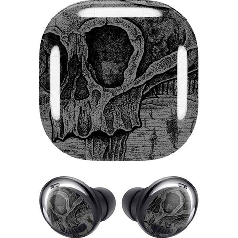 Alchemy Carta Skull Sketch Galaxy Buds Pro Skin